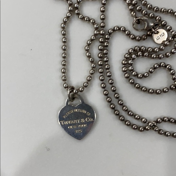 Tiffany Heart Tag Pendant - Picture 2 of 3